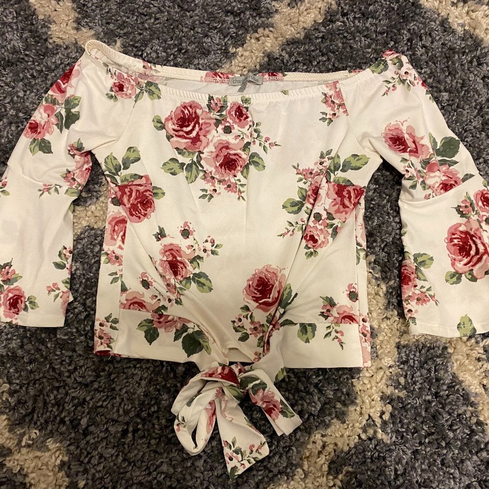 Off Shoulder floral top
